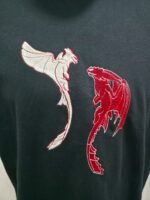 Toothless and Light Fury Embroidery Tee - Image 7